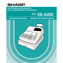 Sharp XEA202 Instruction Manual