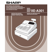 Sharp XEA301 Instruction Manual