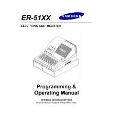 Sam4S ER5100 Programming and Operating Manual