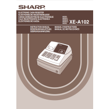 sharp XEA102 User Manual