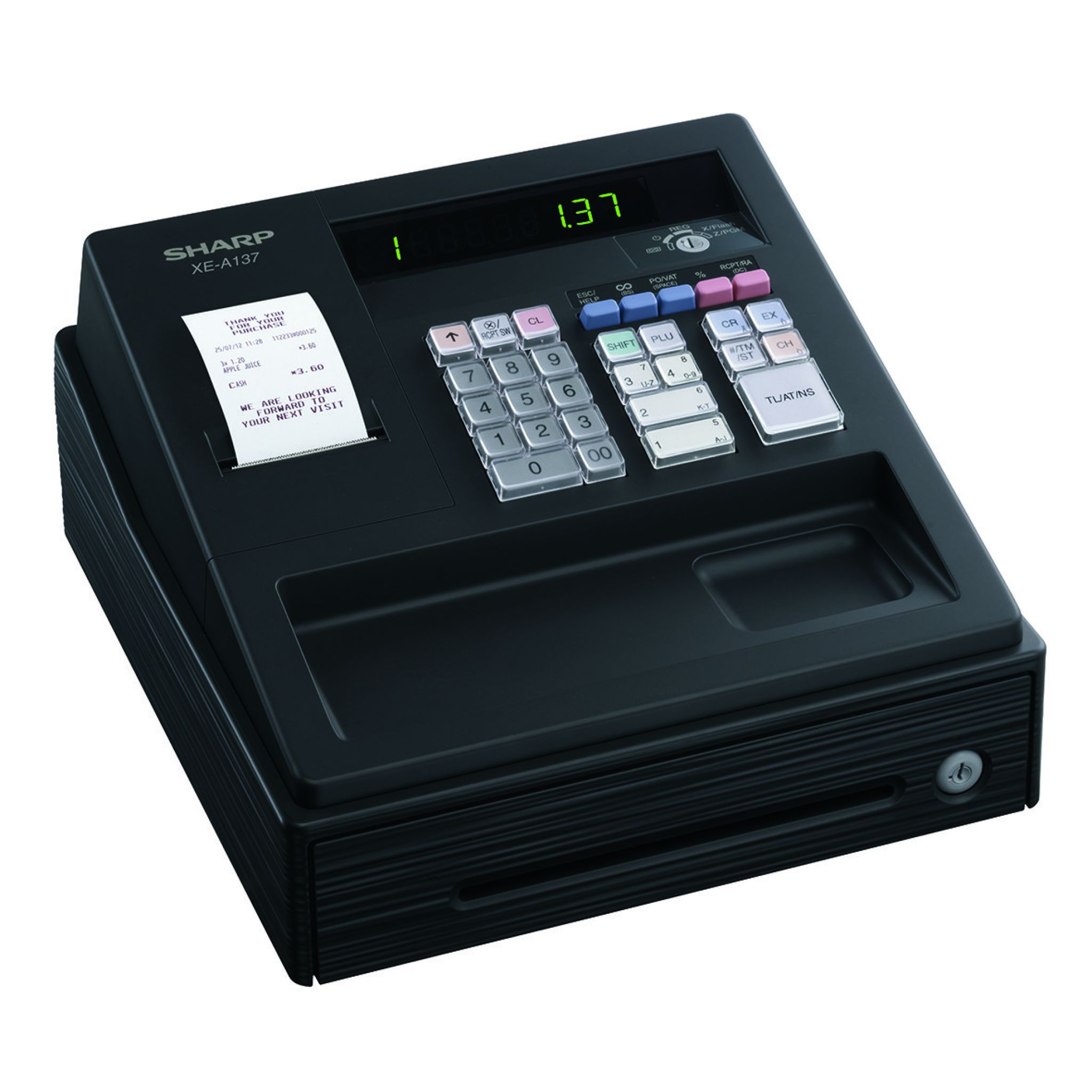 Seconds - Sharp Cash Register X-ea137b Black