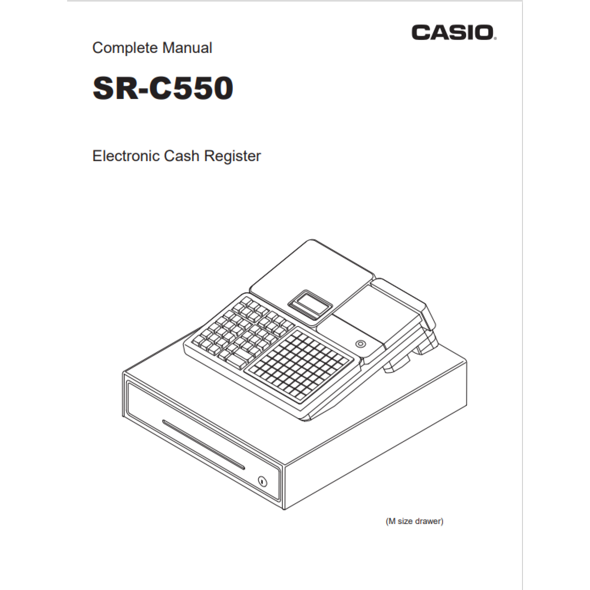 Casio SRC550 Complete Manual