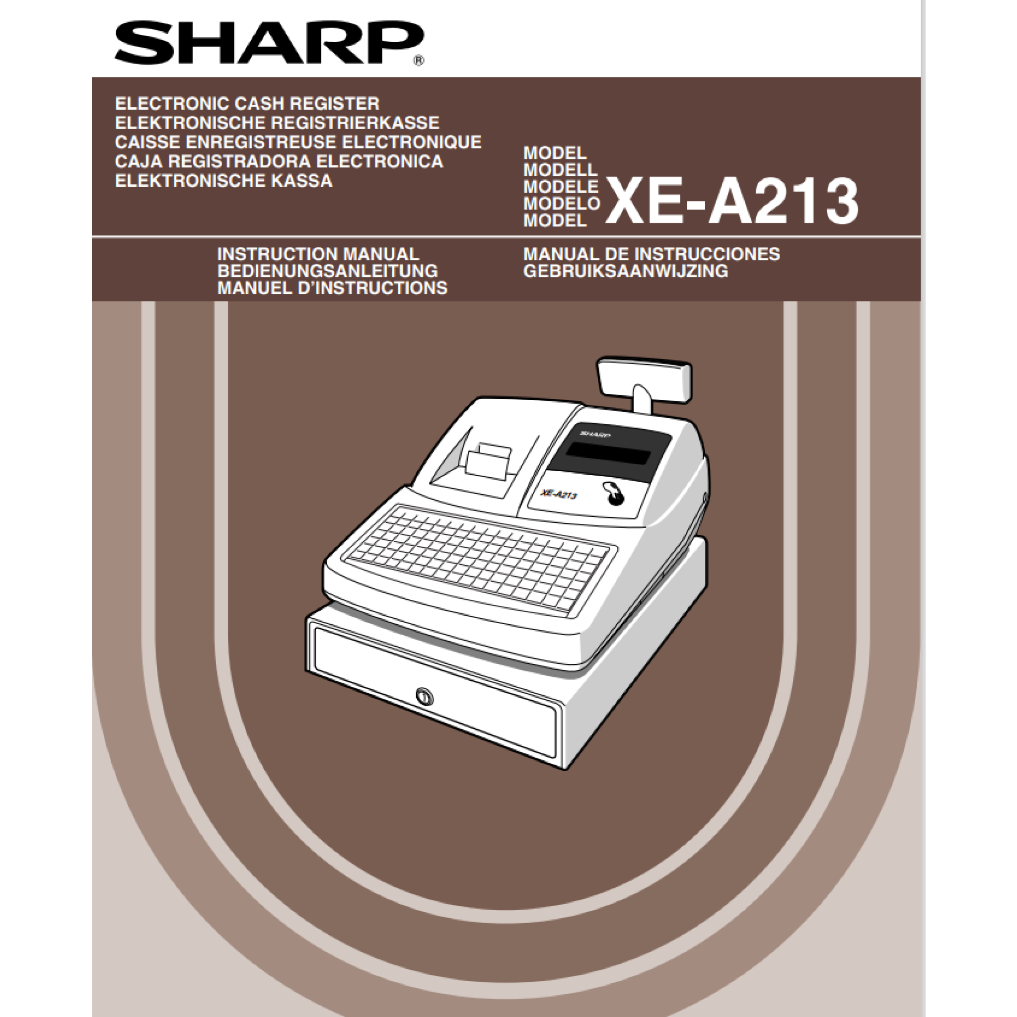 Sharp XEA213 User Manual