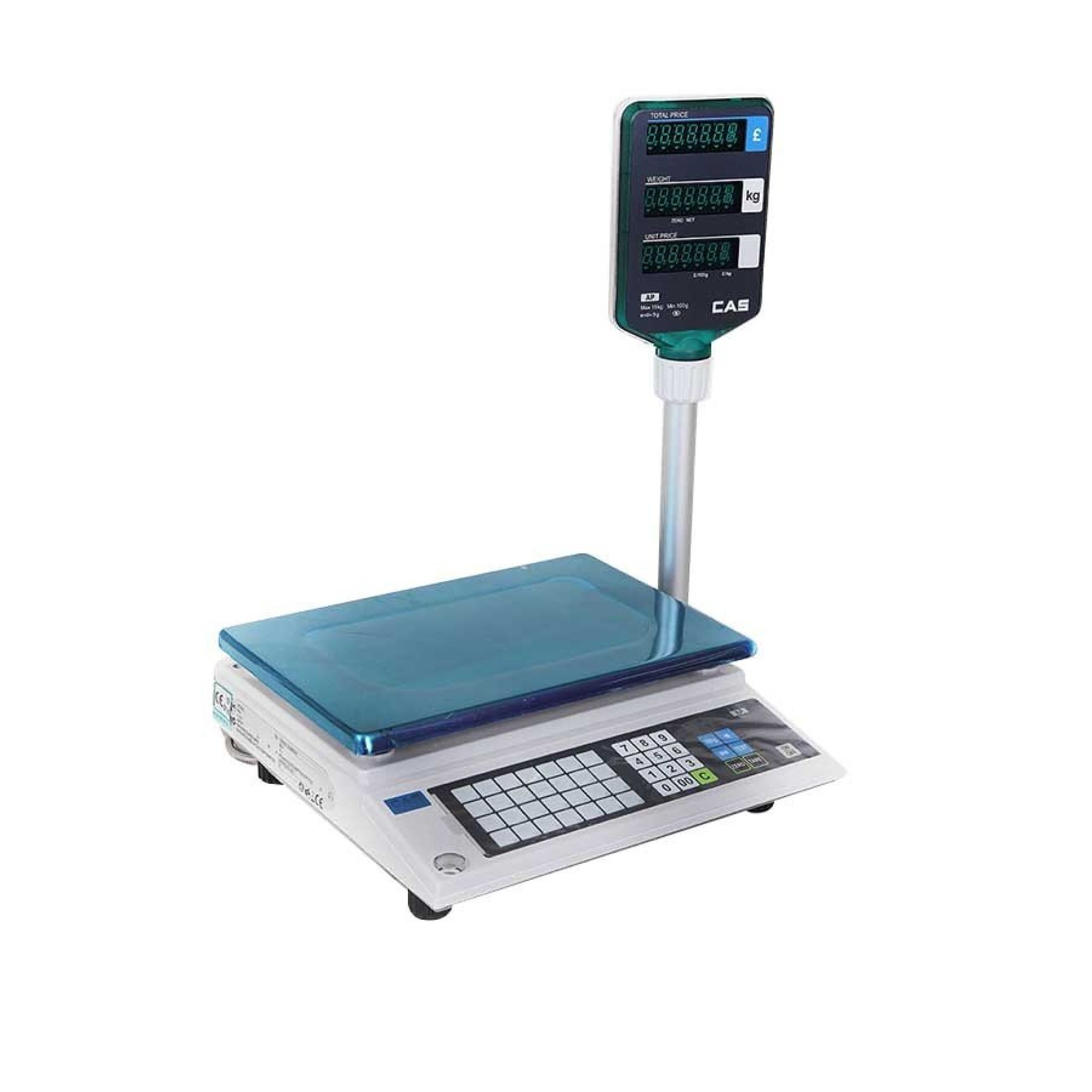 Seconds - CAS AP Series 6Kg Flat Plate Weighing Scale