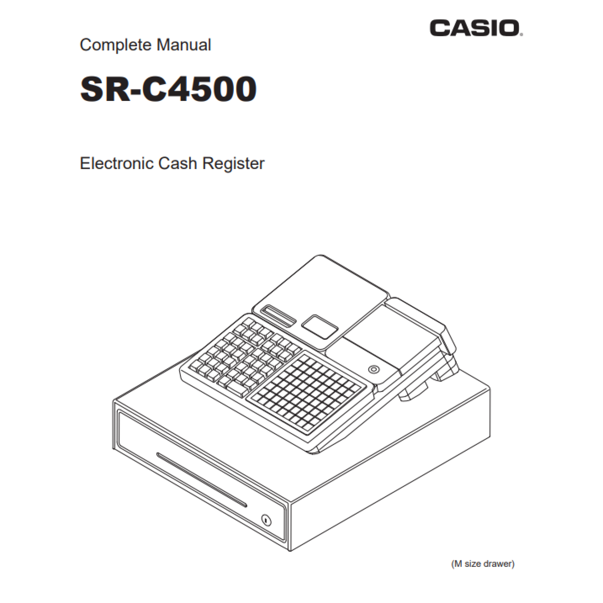 Casio SRC4500 Manual