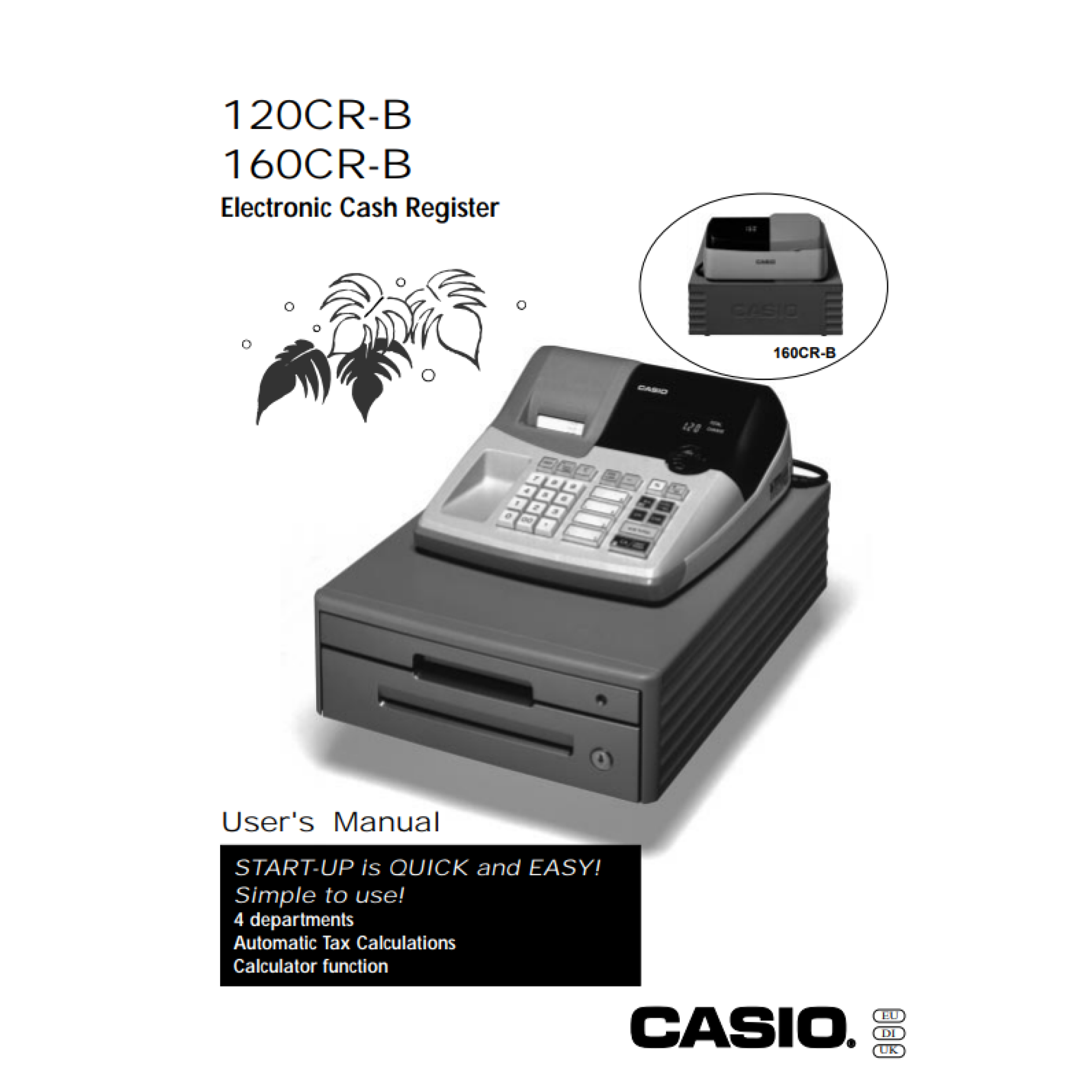 Casio 120CR / 160CR User Manual