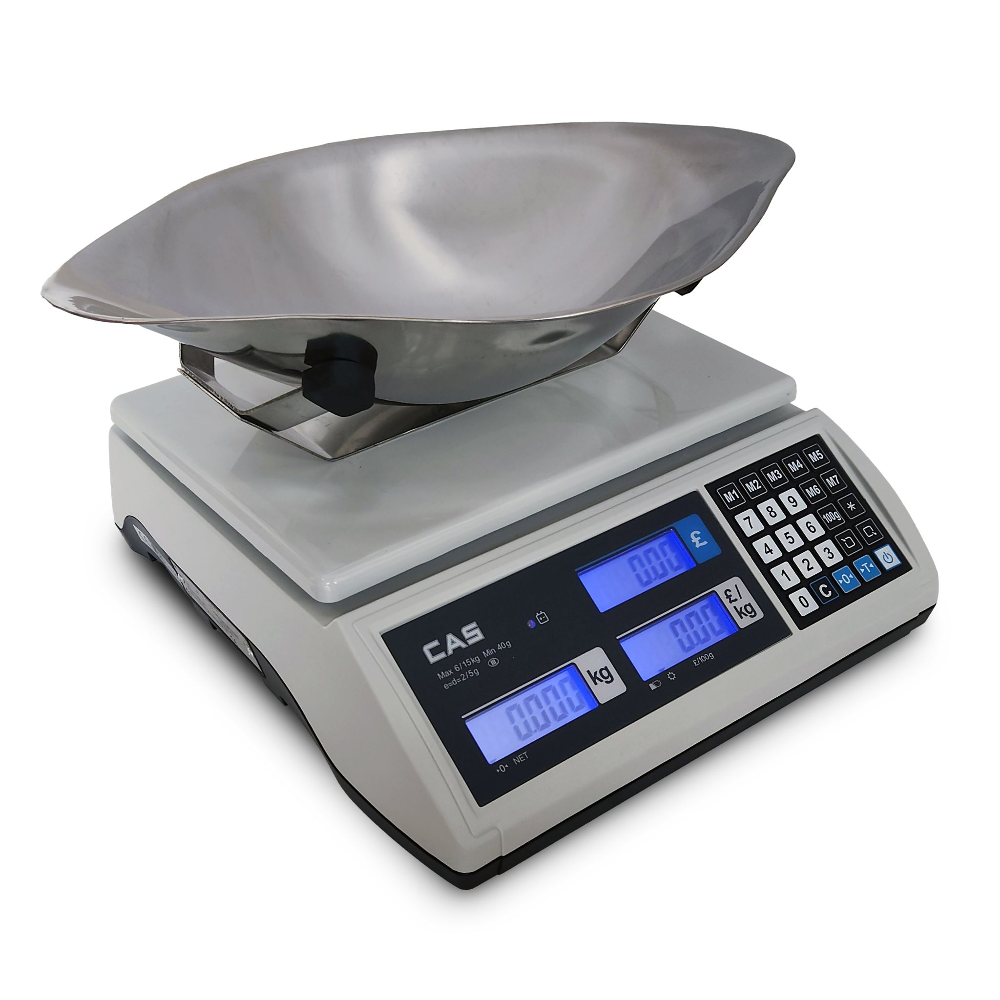 CAS ER Plus 30kg Vegetable Scoop Weighing Scale