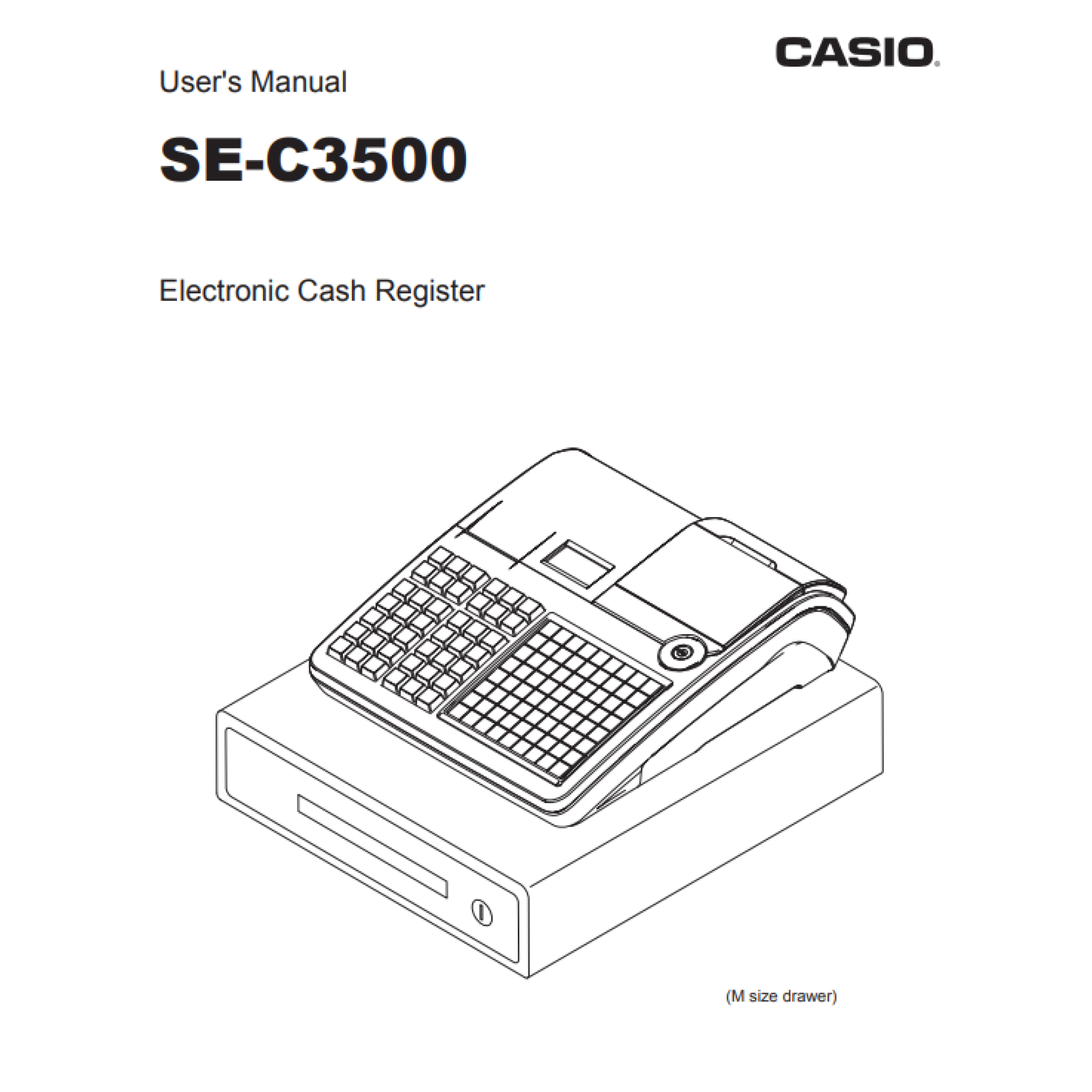 Casio SEC3500 User Manual