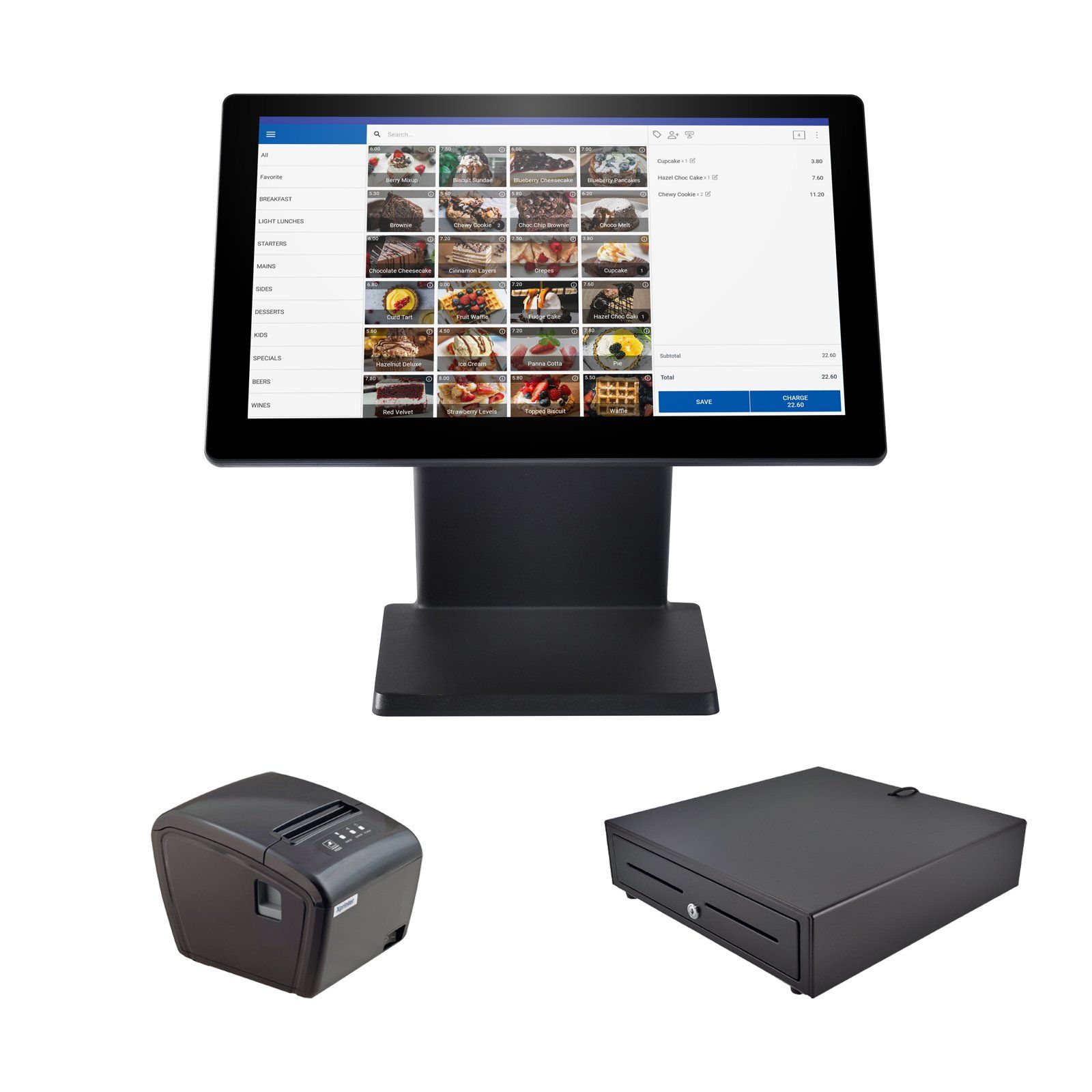 Salesplay POS Bundle – Terminal, Printer, Cash Drawer, Free Software