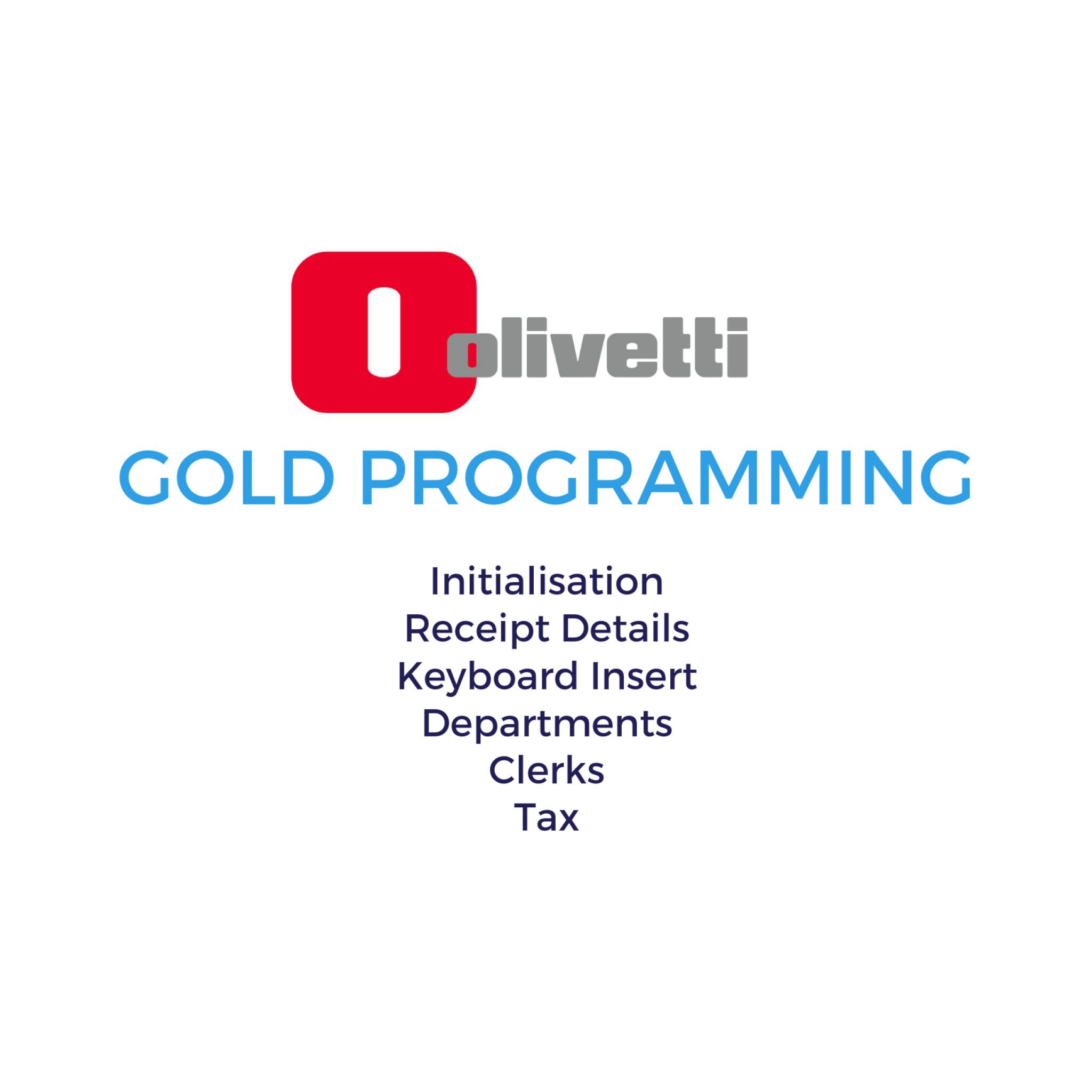 Gold Programming Including Header, Clerks, Departments & Keyboard