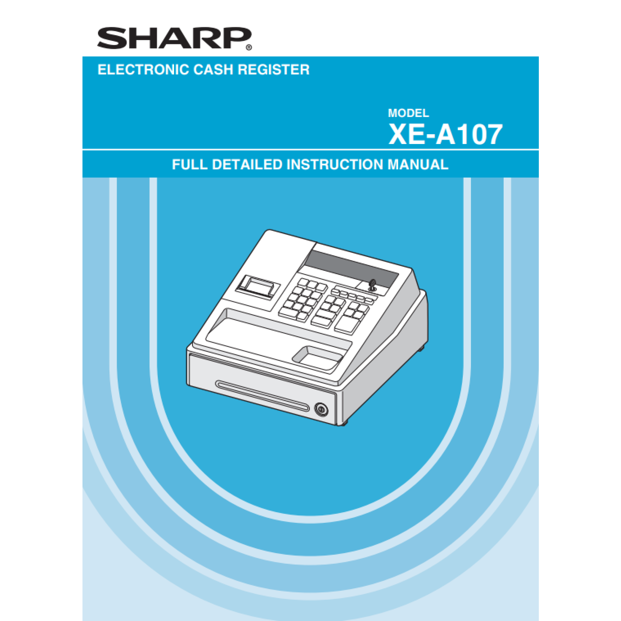 sharp XEA107 Operation Manual