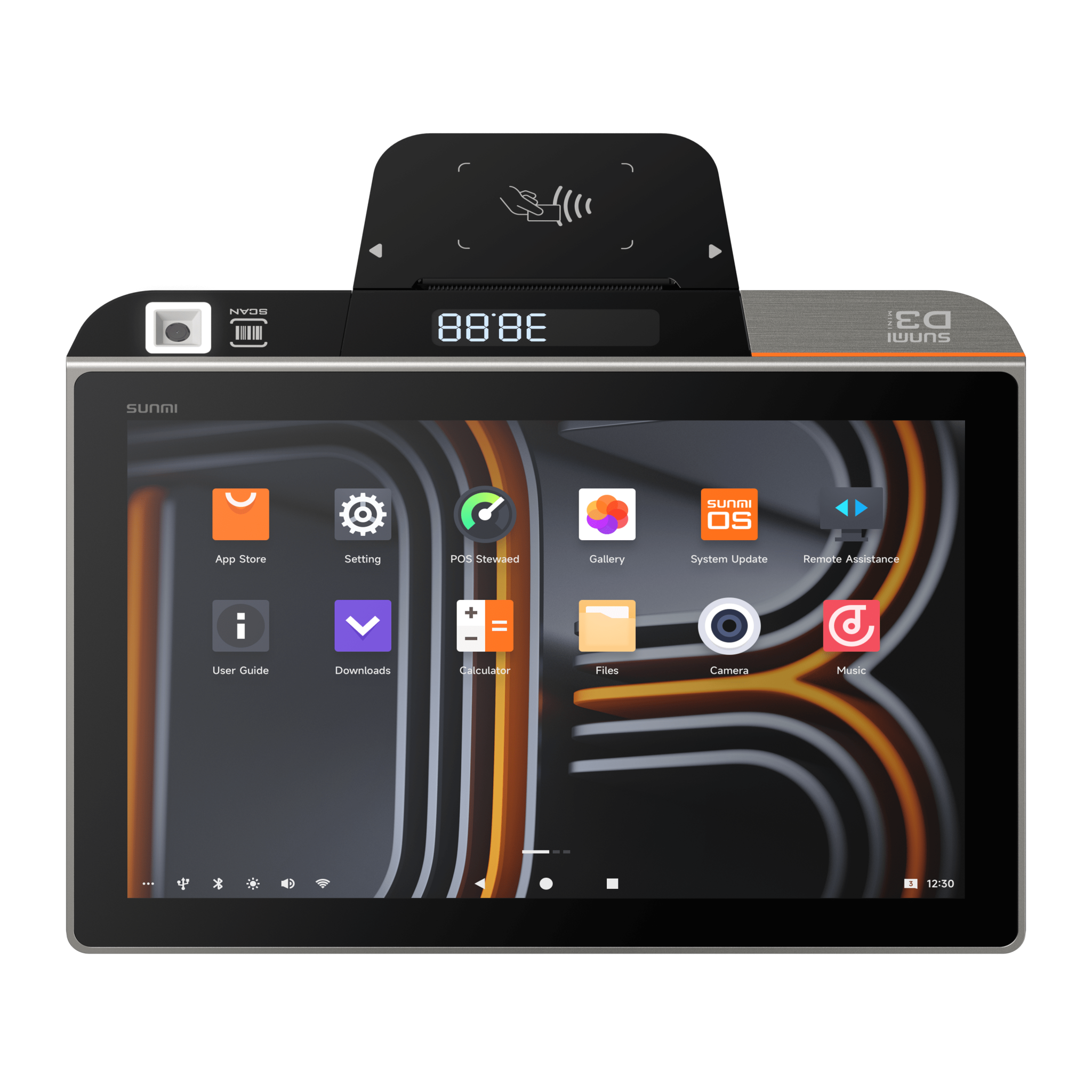 SUNMI D3-1 MINI EPOS Terminal With 58mm Printer