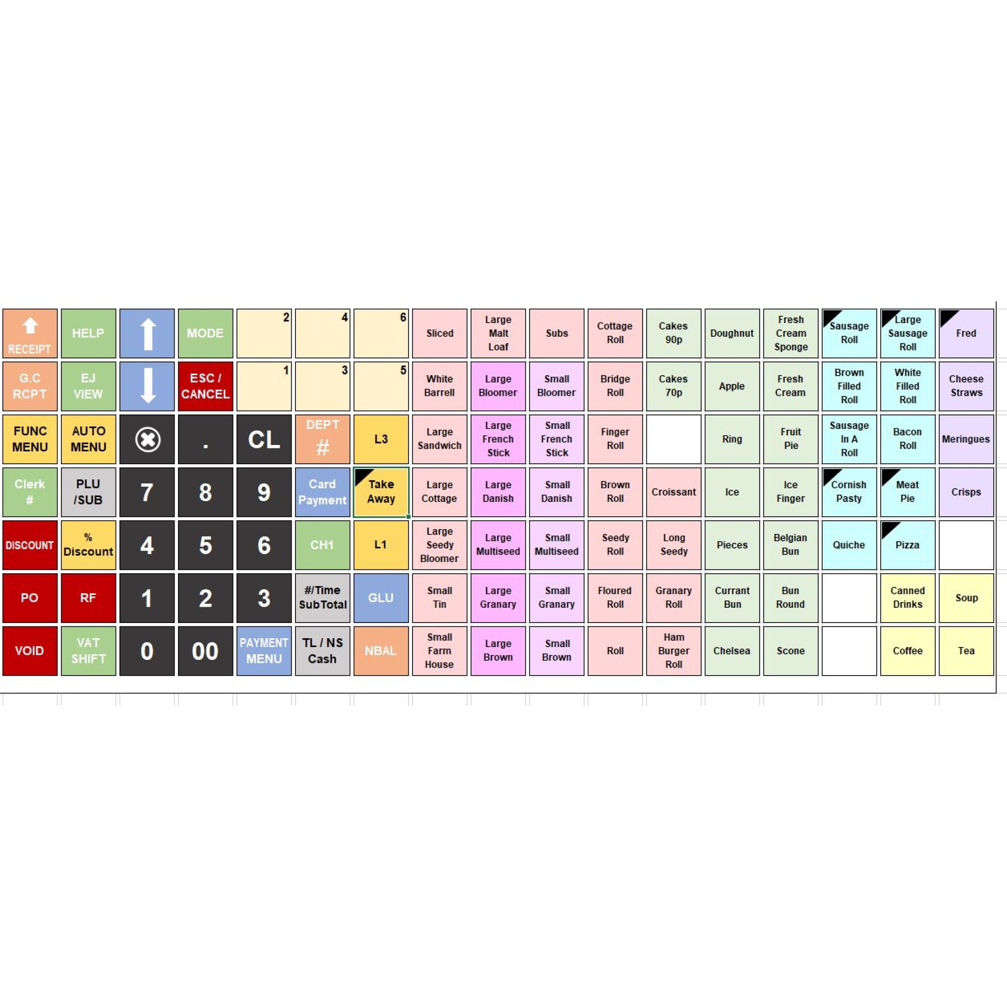 Flat Keyboard Design, Print And Post