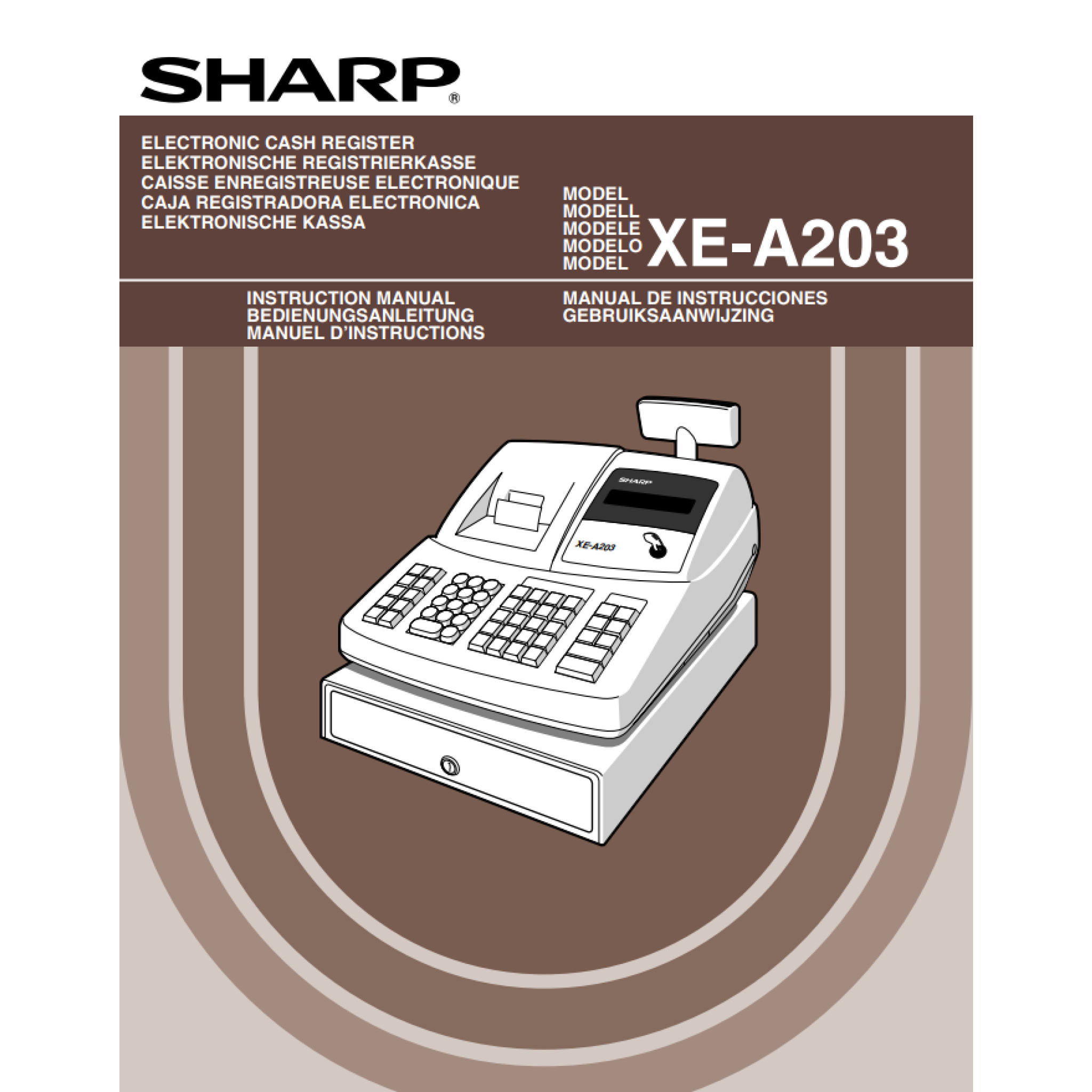 Sharp XEA203 Operation Manual