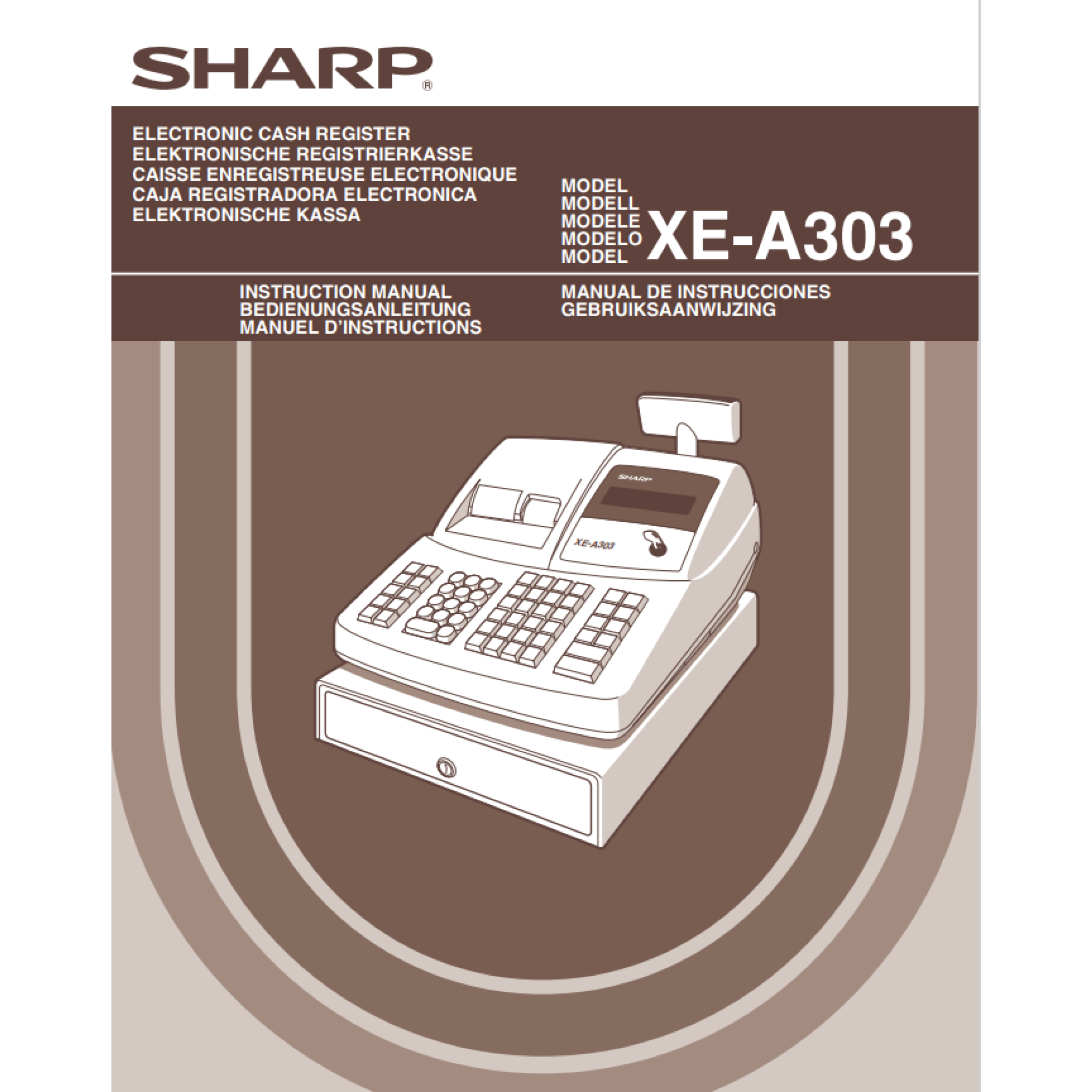 Sharp XEA303 Manual