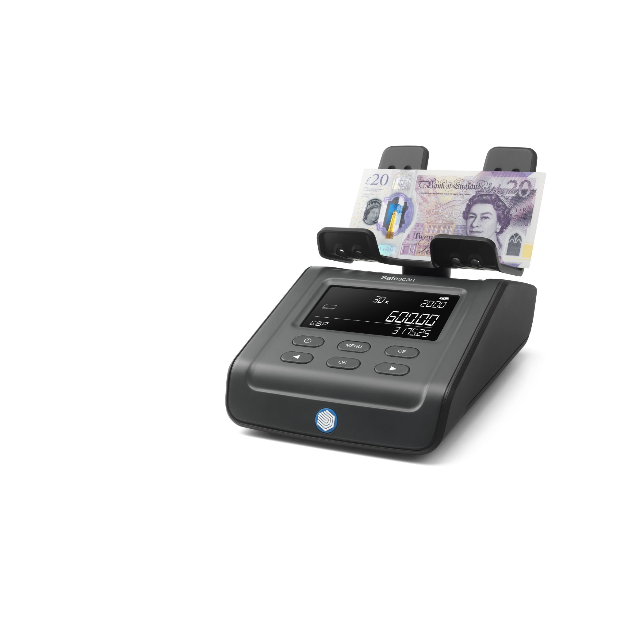 Safescan 6165G3 Money Counting Scale - Coins And Notes