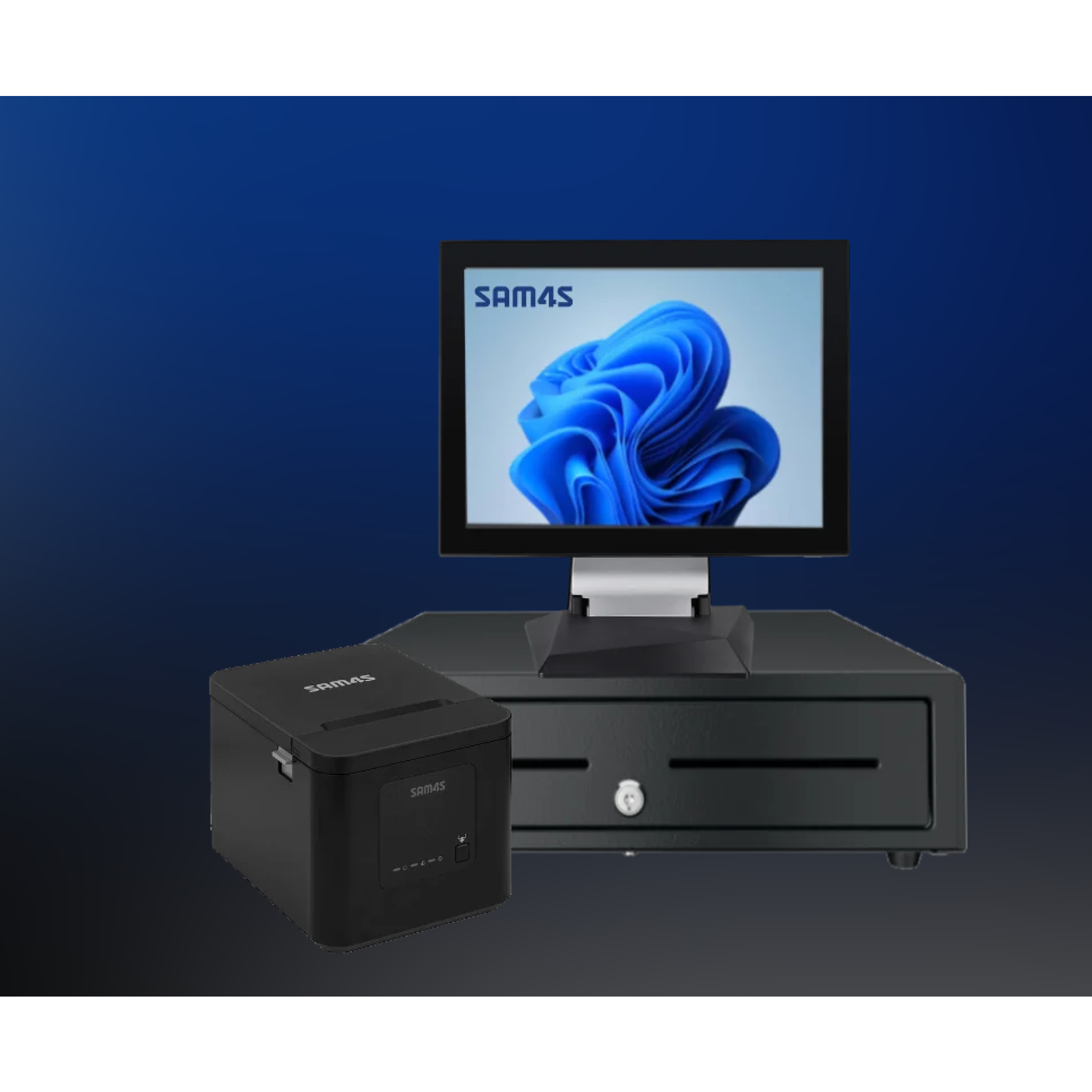 SAM4S BUNDLE SAPPHIRE + HCUBE + DRAWER