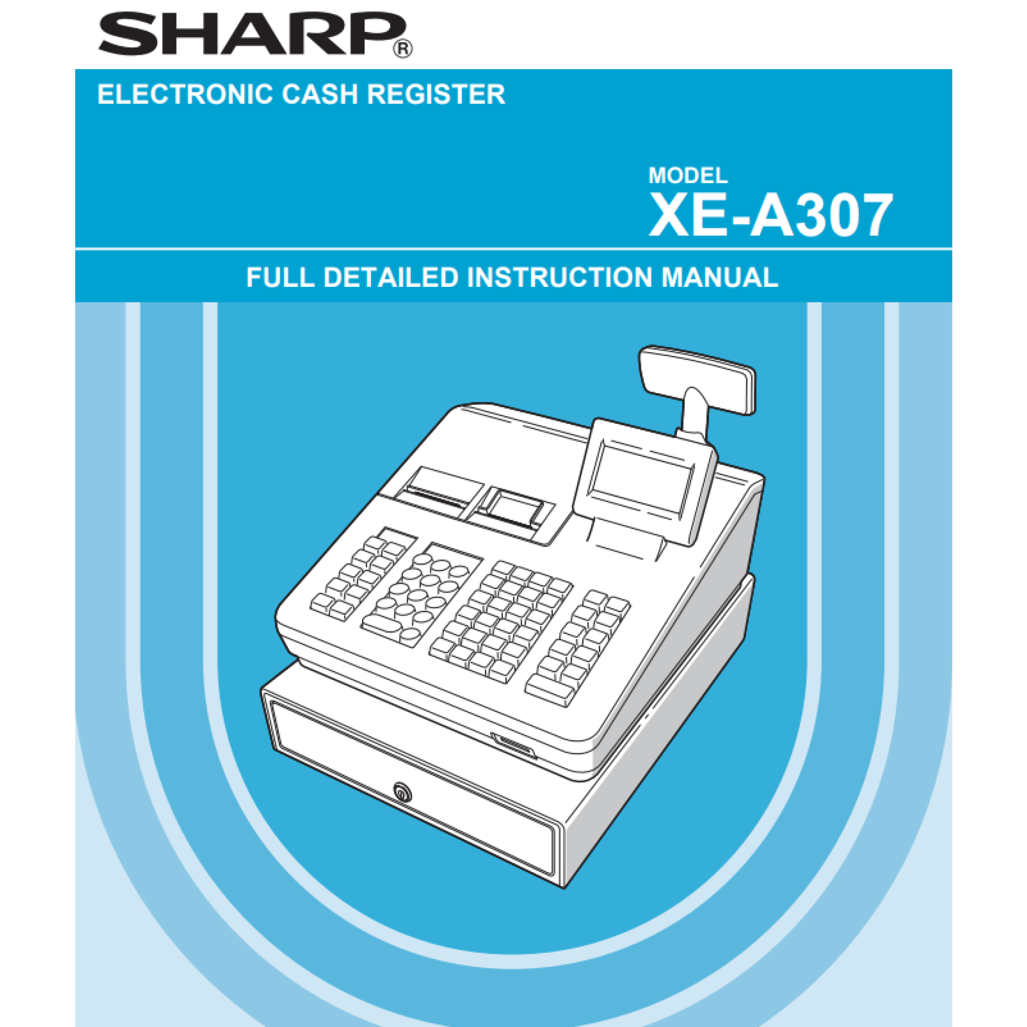 sharp XEA307 Operation Manual