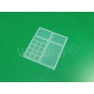 Silicon Keyboard Wetcover To Fit Casio SEC2000 - Raised / Left