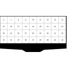 CAS ER PLUS-M Blank Keyboard Template (in Excel)