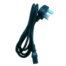 13A UK Plug To IEC C13 Socket Mains (kettle) Lead 5A 1m Black