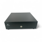 APG Small Cash Drawer - 24v -5 Notes / 8 Coins - Black